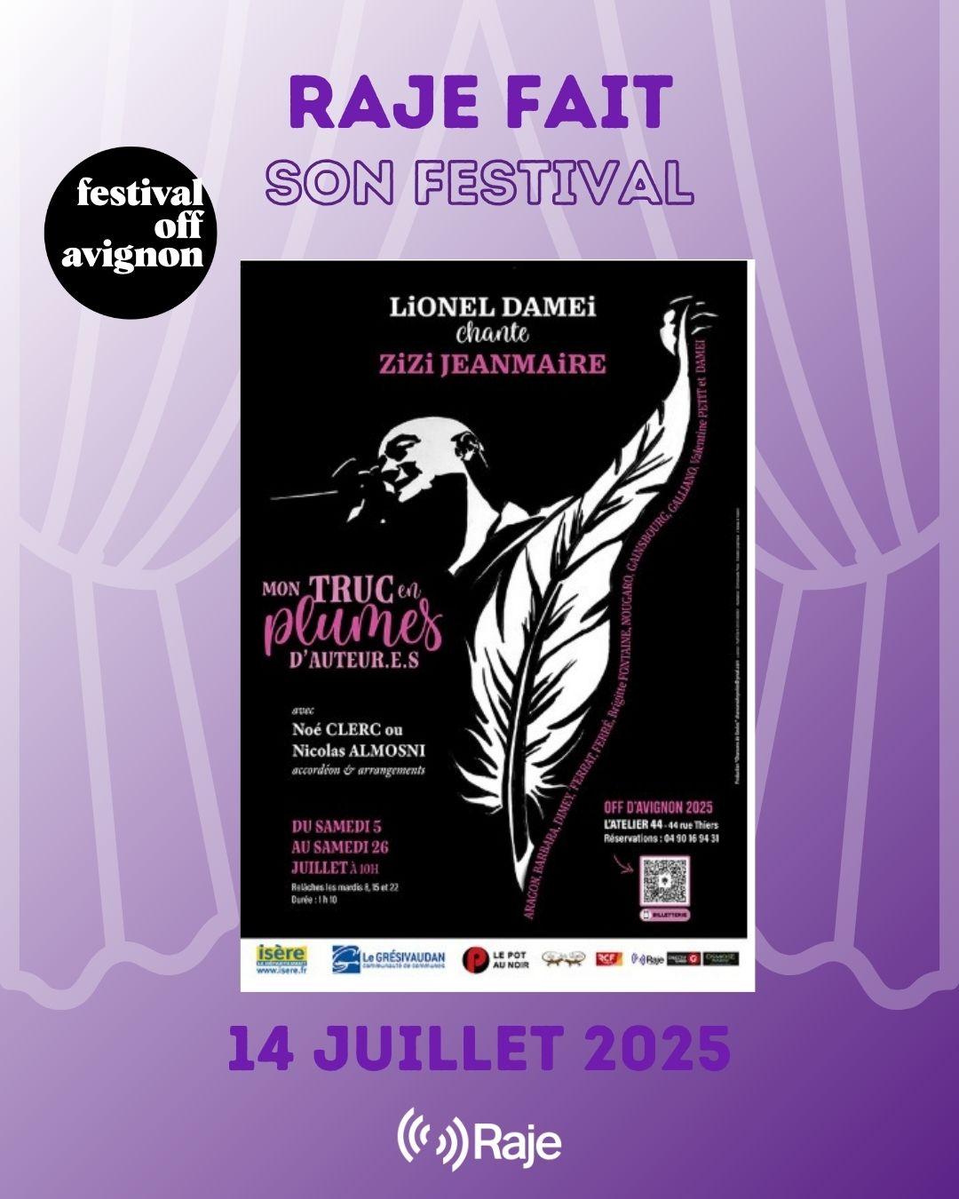 RAJE FAIT SON FESTIVAL JOUR #14 Lionel Damei pour MON TRUC EN PLUMES D'AUTEUR-E-S